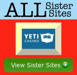 Yeti Casino sister sites