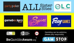 party poker sister sites 2022