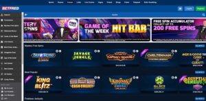 Betfred Casino Website