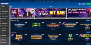 Betfred Casino Website