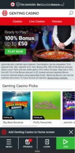 Genting Casino Mobile