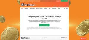 LeoVegas Website