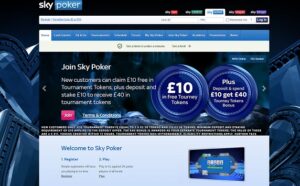 Sky Poker Website