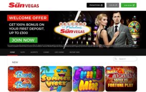 The Sun Vegas Website