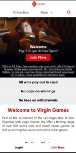 Virgin Games Mobile