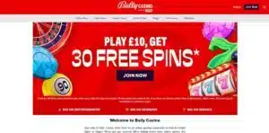 Bally Casino sister sites homepage