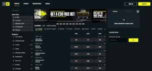 DAZN Bet sister sites homepage