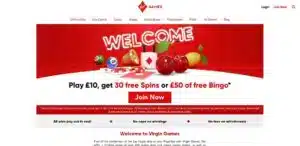 Gamesys casinos Virgin Games