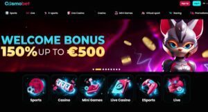 Cosmobet homepage