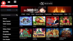 Casino Extreme sister sites homepage