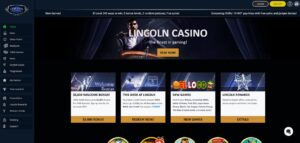 Lincoln Casino sister sites homepage