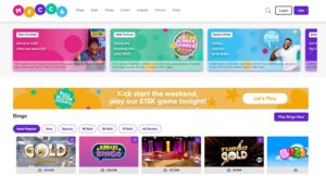 Mecca Bingo sister sites homepage