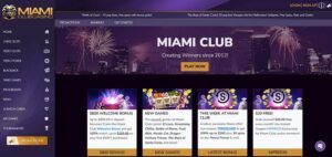 Miami Club Casino sister sites homepage