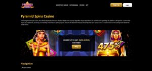 Lucky Bird Casino sister sites Pyramid Spins