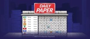 JackpotJoy Daily Paper Game