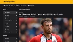 Betfair huge win