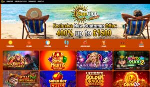 Mr Jones Casino sister sites Sun Club Casino