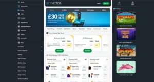 BetVictor sister sites homepage