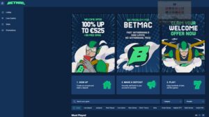 Betmac sister sites homepage