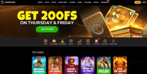 Goldenbet sister sites homepage