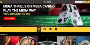 Mega Casino sister sites homepage