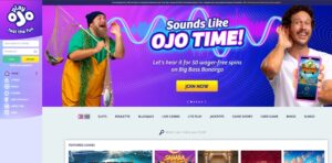 PlayOJO sister sites screenshot