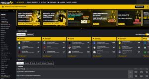 Priced Up sister sites homepage