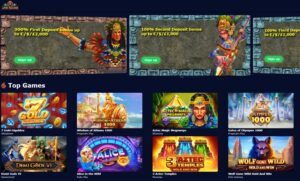 Aztec Paradise sister sites screenshot