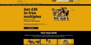 Betfair sister sites screenshot
