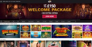 King Casino sister sites screenshot