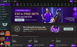 Kwiff sister sites screenshot