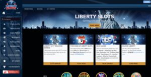 Liberty Slots sister sites screenshot