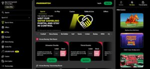 Parimatch sister sites screenshot