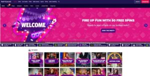 Party Casino sister sites screenshot