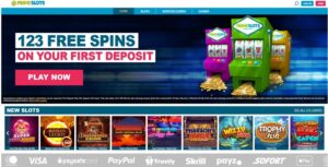 Prime Slots sister sites screenshot