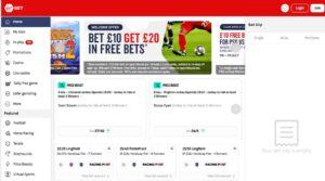 Virgin Bet sister sites screenshot