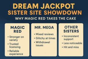 Dream Jackpot sister sites comparison
