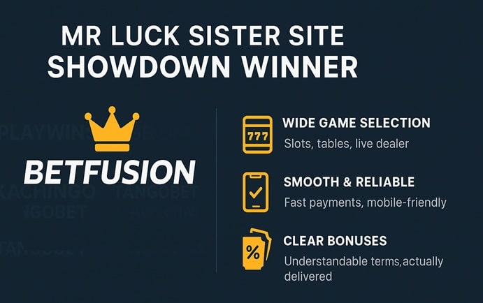 Mr Luck Sister Site Comparison