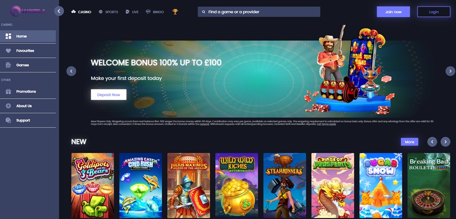 Winzila sister sites screenshot