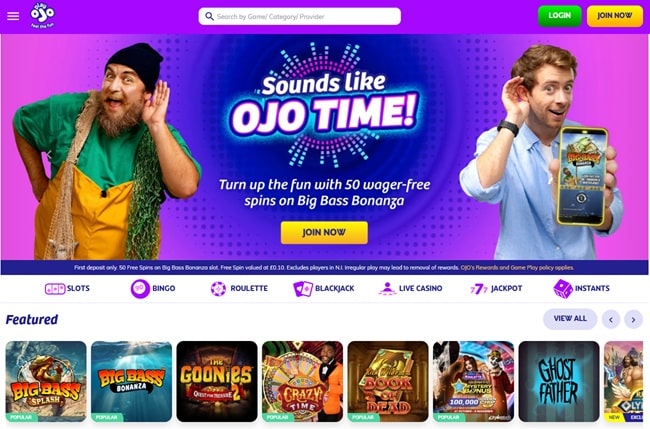 PlayOJO sister sites review