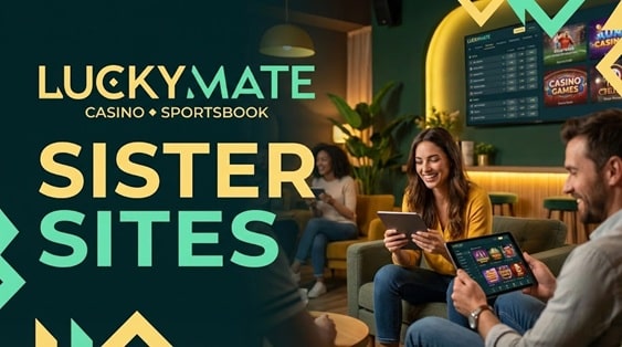 luckymate casino sister sites banner