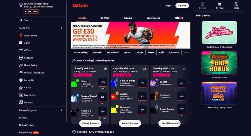 betano sister sites screenshot