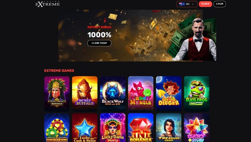 casino extreme sister sites screenshot