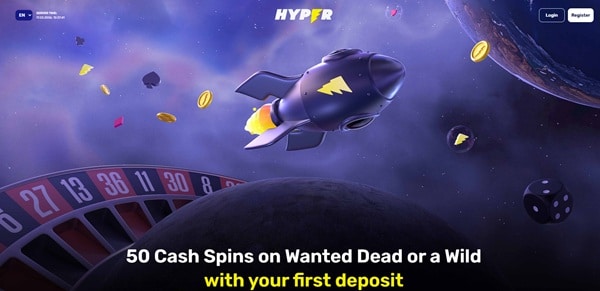 hyper casino sister sites screenshot