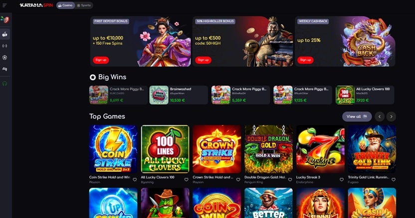 katana spin sister sites screenshot