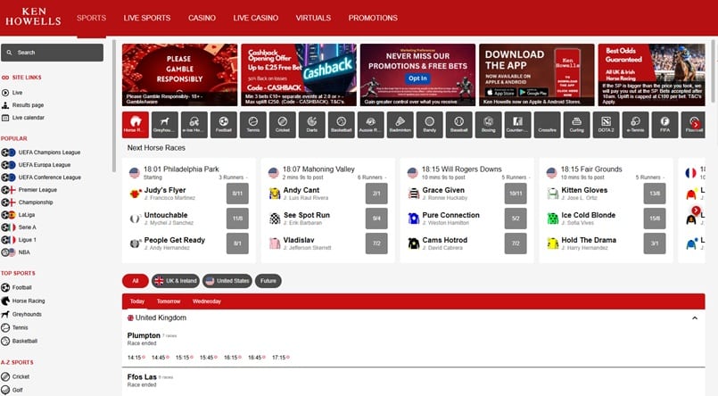 ken howells sister sites screenshot
