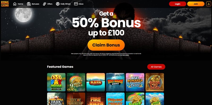 kong casino sister sites screenshot