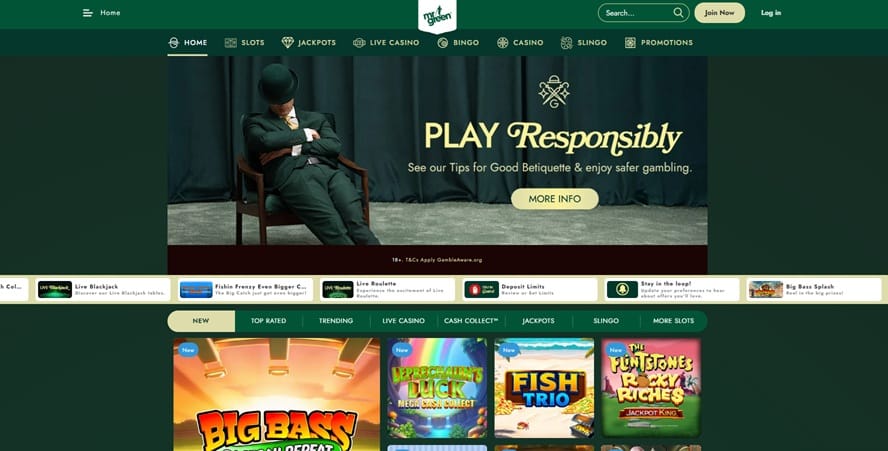 mr green sister sites screenshot