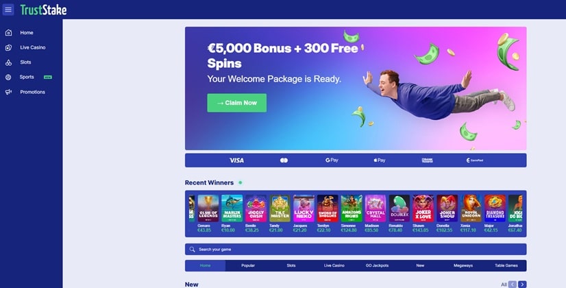 truststake sister sites screenshot