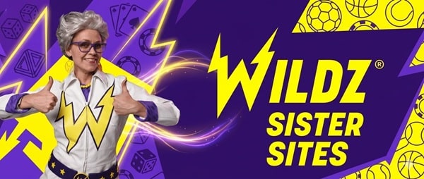 wildz casino sister sites banner